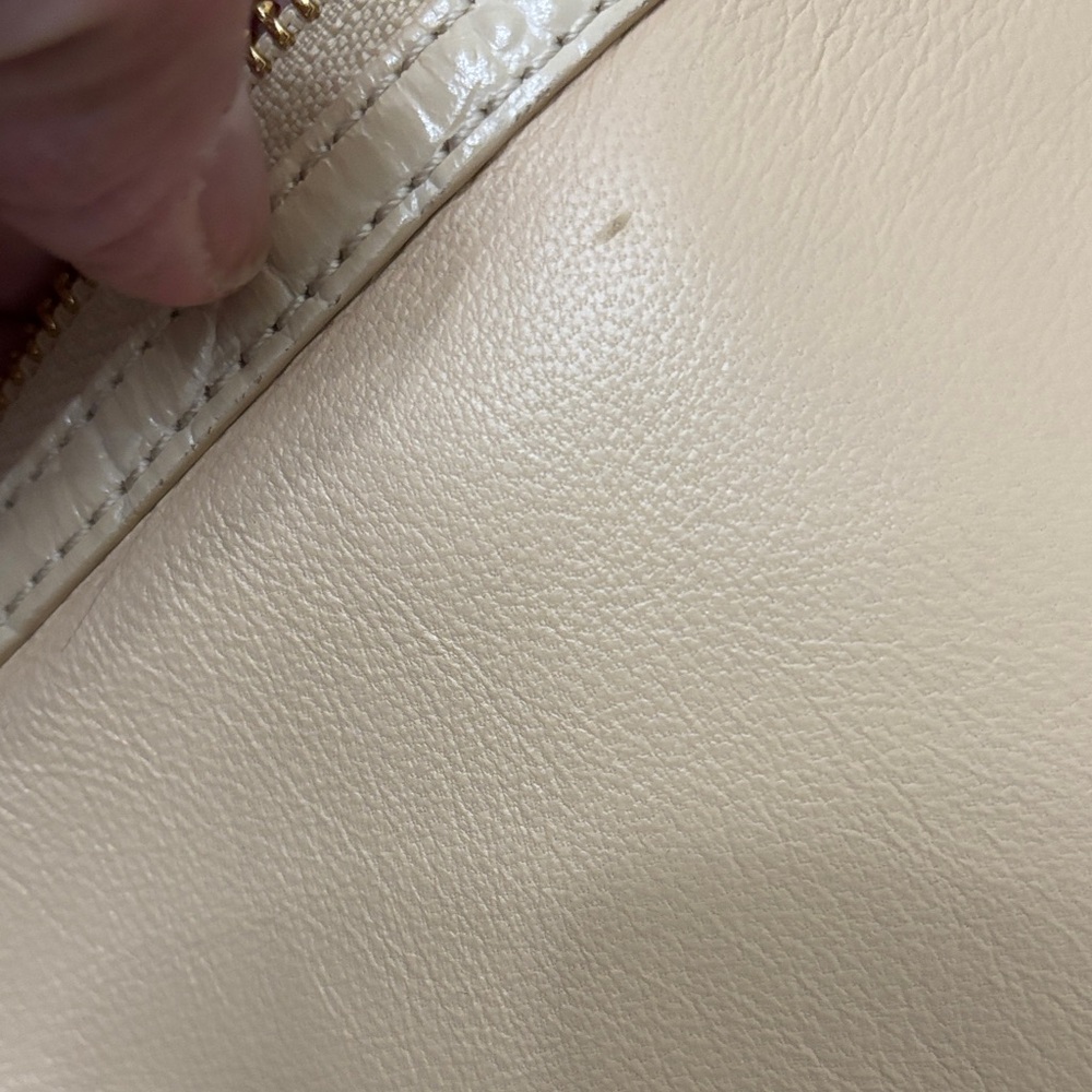 BY FAR Cream Leather Shoulder Bag - Picture 4 of 9